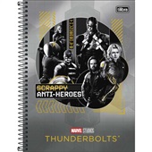 Caderno Universitário Tilibra Capa Dura Thunderbolts D 80 FL 1 UN