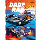 Caderno Universitário Tilibra Capa Dura Hot Wheels A 80 FL 1 UN