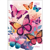 Caderno de Brochura Tilibra 1/4 Capa Dura Bloom A 80 Folhas 1 UN