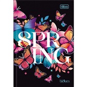 Caderno de Brochura Tilibra 1/4 Capa Dura Bloom B 80 Folhas 1 UN