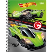 Caderno Universitário Tilibra Capa Dura Hot Wheels B 80 FL 1 UN