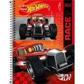 Caderno Universitário Tilibra Capa Dura Hot Wheels C 80 FL 1 UN