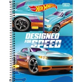 Caderno Universitário Tilibra Capa Dura Hot Wheels D 80 FL 1 UN