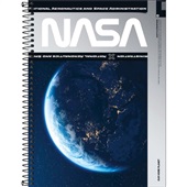 Caderno Universitário Tilibra Capa Dura Nasa A 80 FL 1 UN
