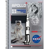 Caderno Universitário Tilibra Capa Dura Nasa B 80 FL 1 UN