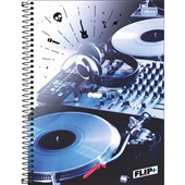 Caderno Universitário Tilibra Capa Dura Flip+ Masculino C 96 FL 1 UN