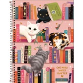 Caderno Universitário Tilibra Capa Dura Purrfect C 80 FL 1 UN