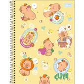 Caderno Universitário Tilibra Capa Dura Capyclub B 80 FL 1 UN