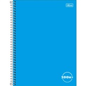 Caderno Universitário Tilibra Capa Dura Zoom+ Azul 96 FL 1 UN