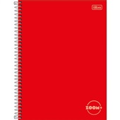 Caderno Universitário Tilibra Capa Dura Zoom+ Vermelho 96 FL 1 UN