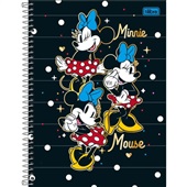 Caderno Universitário Tilibra Capa Dura Minnie B 160 FL 1 UN