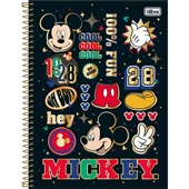 Caderno Universitário Tilibra Capa Dura Mickey D 160 FL 1 UN