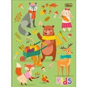 Caderno Brochurão Tilibra Capa Dura Kids Feminino C 48 Folhas 1 UN