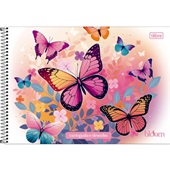 Caderno de Cartografia Tilibra Capa Dura Bloom A 80 Folhas 1 UN