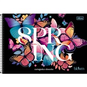 Caderno de Cartografia Tilibra Capa Dura Bloom B 80 Folhas 1 UN