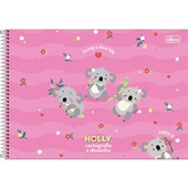 Caderno de Cartografia Tilibra Capa Dura Holly C 80 Folhas 1 UN