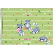 Caderno de Cartografia Tilibra Capa Dura Holly D 80 Folhas 1 UN