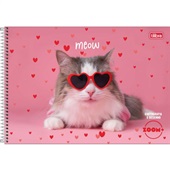 Caderno de Cartografia Tilibra Capa Dura Zoom+ Feminino D 96 Folhas 1