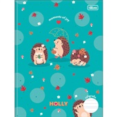 Caderno de Caligrafia Capa Dura Holly A 80 Folhas 1 UN