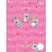 Caderno de Caligrafia Capa Dura Holly B 40 Folhas 1 UN