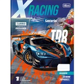 Caderno Tilibra Caligrafia Capa Dura x-Racing A 40 Folhas 1 UN