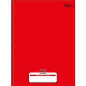 Caderno Tilibra Caligrafia Universitário Capa Dura D+ Vermelho 96 FL 1