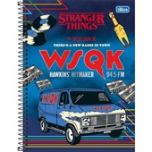 Caderno Universitário Tilibra Capa Dura Stranger Things C 160 FL 1 UN