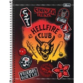 Caderno Universitário Tilibra Capa Dura Stranger Things D 160 FL 1 UN