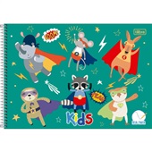 Caderno Pedagógico Tilibra Meia Pauta Capa Dura 40 Folhas 275X200mm Ki