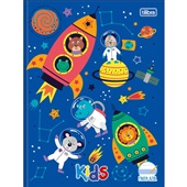 Caderno Pedagógico Tilibra Pautado Capa Dura Kids A Azul 40 Folhas 1 U