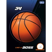 Caderno Quadriculado Tilibra Capa Dura Score D 40 folhas 1 UN