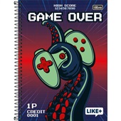 Caderno Universitário Tilibra Capa Dura Like+ Masculino D 200 FL 1 UN