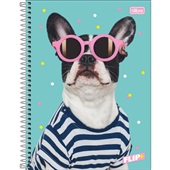 Caderno Universitário Tilibra Capa Dura Flip+ Feminino C 200 FL 1 UN