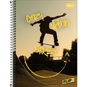 Caderno Universitário Tilibra Capa Dura Flip+ Masculino B 200 FL 1 UN