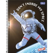 Caderno Universitário Tilibra Capa Dura Flip+ Masculino D 200 FL 1 UN