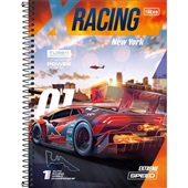 Caderno Universitário Tilibra Capa Dura X Racing A 200 FL 1 UN