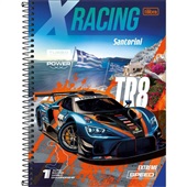 Caderno Universitário Tilibra Capa Dura X-Racing C 200 FL 1 UN