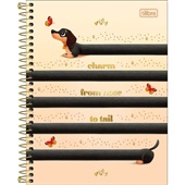 Caderno Colegial Tilibra Capa Dura Brownie B 60 FL 1 UN