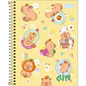 Caderno Colegial Tilibra Capa Dura Capyclub D 60 FL 1 UN