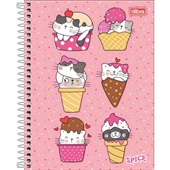 Caderno Colegial Tilibra Capa Dura Spice B 80 FL 1 UN
