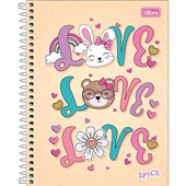 Caderno Colegial Tilibra Capa Dura Spice D 80 FL 1 UN