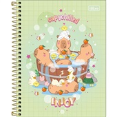 Caderno Colegial Tilibra Capa Dura Capyclub A 120 FL 1 UN