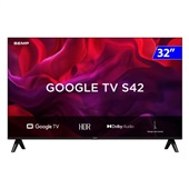 Smart TV Semp Toshiba 32P Led Google TV 32S42 1 UN