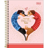 Caderno Colegial Tilibra Capa Dura Brownie A 60 FL 1 UN