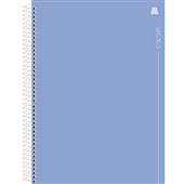 Caderno Universitário Animativa Capa Dura Colors Azul 80 Folhas 1 UN