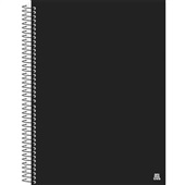 Caderno Universitário Animativa Capa Dura Kbom Black 140 Folhas 1 UN