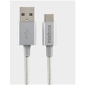 Cabo USB / USB-C Intelbras Nylon 1,5m EUAC-15NB Branco 1 UN