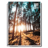 Caderno Universitário Credeal Capa Dura Happy C 96 Folhas 1 UN
