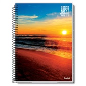 Caderno Universitário Credeal Capa Dura Happy B 96 Folhas 1 UN