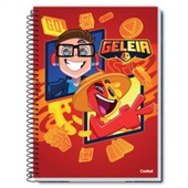 Caderno Universitário Credeal Capa Dura Geleia 200X275mm 80 Folhas 1 U